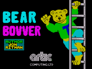 Bear Bovver title screen for ZX Spectrum